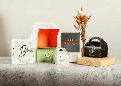 Boîtes montées pâtisseries